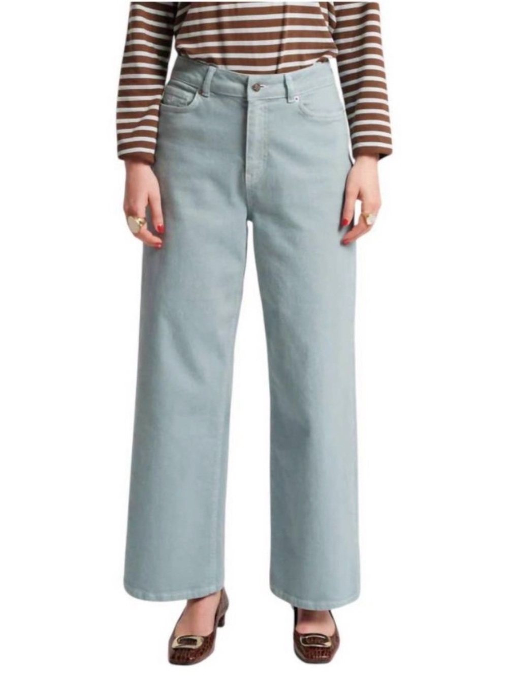 FRANCES VALENTINE ace stretch jean in french blue 10